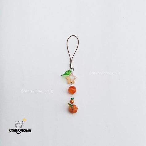 ˚‧⁺ luminous star pumpkin ･ ˖ · info: - phone charm - orange how to order: go to our store link or send us a message to order!! ⋆𐙚₊ tags ˚⊹♡ #halloween #pumpkinseason #starryiona #explore #phonecharm #pinterestaesthetic #keychaincustommade #handmade #keychain #keychaincustom #cute #charms #smallbusiness #bead #aesthetic #star Bead Aesthetic, Star Pumpkin, Orange Keychain, Aesthetic Star, Orange Phone, Handmade Keychain, Cute Charms, Phone Charm, Charms