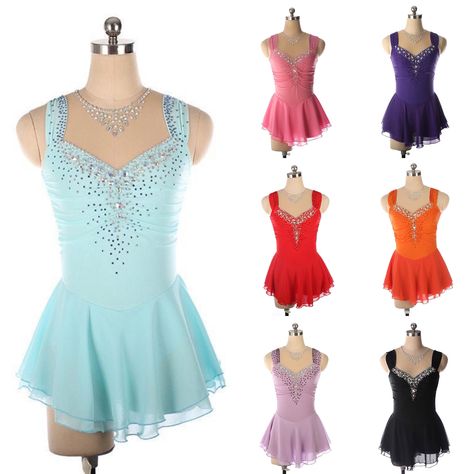 Figure skating costumes dresses