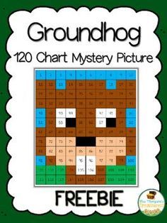 Groundhog Day Freebie Hey friends! I want to share with you my newest mystery picture perfect for Groundhog Day! This cute little guy is created when students use the key to color in numbers on a 120 chart. It's a great activity to start a discussion about groundhogs and what the day is about. You can also pair it with a writing activity such as "Do you think the groundhog will see his shadow today?" Or "Would you rather have an early spring or six more weeks of winter?" Groundhog Day First Grade, Groundhog Pictures, Groundhog Day Math, Kindergarten Groundhog Day, Ground Hogs, Kindergarten February, Groundhog Day Activities, 120 Chart, February Classroom