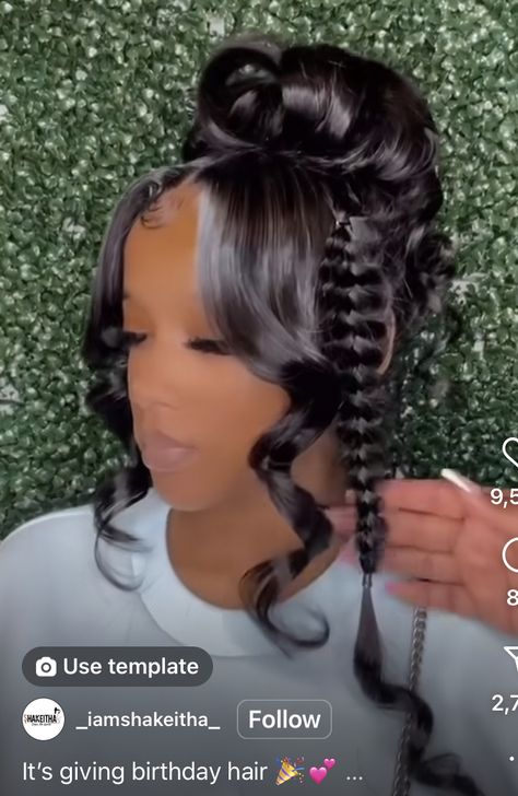 Up Do Frontal Hairstyles, Fish Tail Hairstyles, Tail Hairstyles, Black Hair Wigs, Braided Hairstyles For Black Women Cornrows, Frontal Wig Hairstyles, Quick Weave Hairstyles, Barbie Hair, Frontal Hairstyles