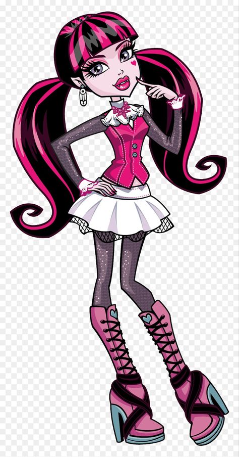 Draculara Dti Fit, Draculaura Halloween, Draculaura Costume, Monster High Halloween, Image Monster, Arte Monster High, Doll Drawing, Monster High Pictures, Monster Stickers