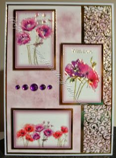 Poppy Cards, Hunkydory Crafts, Meadow Garden, Leaf Template, Homemade Christmas Cards, Cardmaking And Papercraft, Frame Card, Beautiful Greeting Cards, Spring Cards