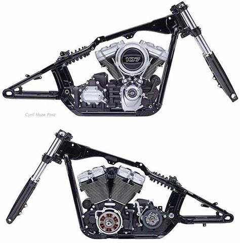 The All-New Harley-Davidson Softail Frame at Cyril Huze Post – Custom Motorcycle News Motos Bobber, Homemade Motorcycle, Kart Cross, Harley Davidson Pictures, Custom Motorcycles Harley, Bike Motor, Мотоциклы Cafe Racers, Harley Davidson Fatboy, Motorcycle Frames