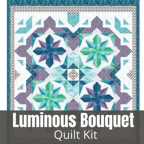 Midnight Quilter – Bouquet – Quilting Is My Therapy Midnight Quilt Show Patterns, Midnight Quilter, Midnight Silhouette Quilt, Mystic Nights Quilt Pattern Free, Tonal Prints, Panel Quilt Patterns, Panel Quilts, Quilted Pillow, Quilt Kit