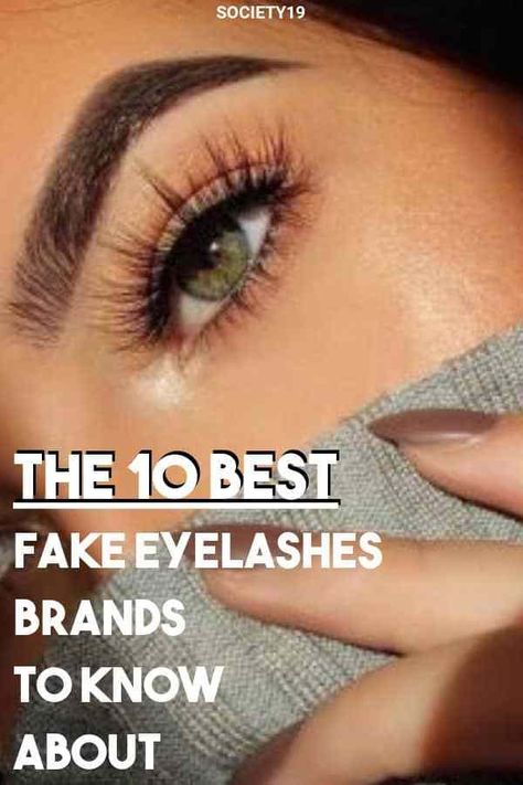 The 10 Best Fake Eyelashes Brands To Know About - Society19 Eyelashes Ideas, Lying Eyes, Best Eyelashes, Lily Lashes, Make Up Diy, Best Fake Eyelashes, Best False Eyelashes, Future Aesthetic, Eye Products