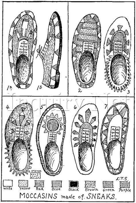 I would like to buy some normal white sneaks and some sharpies and make a fashion statement that matches my interests!! Mocassin Pattern, Indian Moccasins, Earthing Shoes, Artsy Shoes, Snowflake Quilt, Indian Dolls, Shoes Diy, Earth Shoes, Boots Patterns