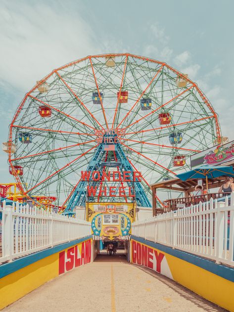 Coney Island Baby, Island Pictures, Coney Island, Ux Web Design, Prop Design, White Bird, Environmental Graphics, Advertising Photography, Concept Architecture