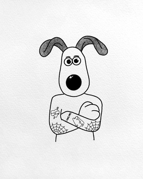 ✨ available & non-repeatable ✨ booking infos @noraintattoo 🤍 #gromit #wallaceandgromit #gromittattoo #wallaceandgromittattoo… | Instagram Gromit Tattoo, Rain Tattoo, Brighton Tattoo, No Rain, Art Book, Flash Tattoo, Body Art, Book Art, Flash