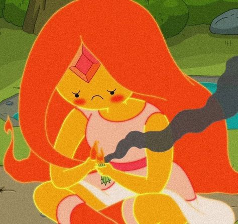 Flame Princess Icon, Adventure Time Flame Princess, Fire Princess, Princess Adventure, Adventure Time Girls, Adventure Time Characters, Marceline The Vampire Queen, Time Icon, Flame Princess