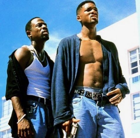 Martin Lawrence and Will Smith In BAD BOYS Will Smith Bad Boys, Bad Boys Movie, Bad Boys 3, Martin Lawrence, Michael Bay, 90s Men, Silver Linings, Diy Vetement, The Smiths