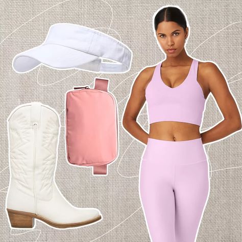 The 10 Best Activewear Staples for Daytime Bachelorette Activities | by Brides Bachelorette Activities, Rose Gold Bachelorette Party, Bachelorette Party Gift Ideas, Rose Gold Bachelorette, Gold Bachelorette Party, Gold Bachelorette, Proper Attire, Trendy Belts, Bachelorette Party Gift