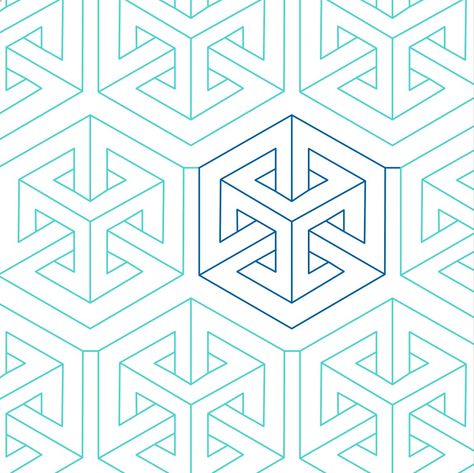 Abstract geometric pattern