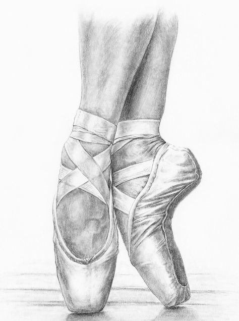 Shoes Sketch, Ballet Drawings, Ballerina Drawing, Impressive Art, Ballet Painting, Dancing Drawings, Ballerina Art, Ballet Art, Art Drawings Sketches Pencil