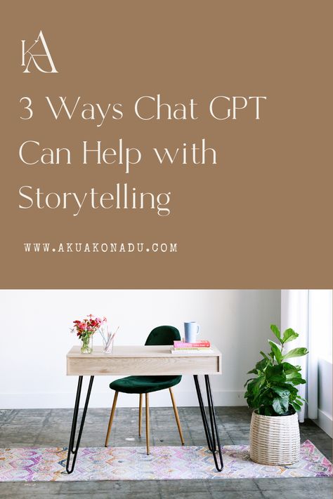 Artificial Intelligence is changing the game when it comes to content creation. In this blog post, I share 3 ways you can use Chat GPT to improve your storytelling strategy and use it to create storytelling marketing ideas. By using storytelling, it will help strengthen your social media strategy marketing plan so you can create content that is original and engaging! Social Media Strategy Marketing Plan, Storytelling Tips, Storytelling Ideas, Storytelling Marketing, Business Storytelling, Speaking Tips, Tips For Entrepreneurs, Multiple Income, Public Speaking Tips