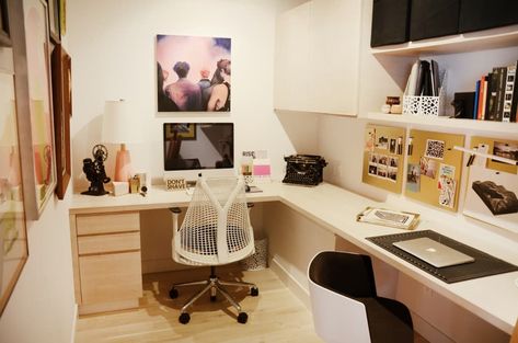 How to Make a Small, Windowless Office Feel Bigger | Apartment Therapy