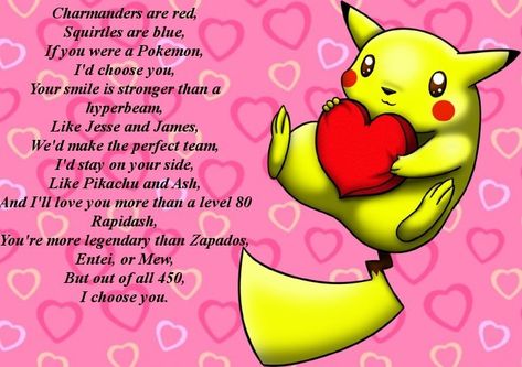 Pikachu Birthday Quotes by @quotesgram Pokemon Poem, I Choose You Quotes, Pokemon Quotes, Funny Birthday Quotes, Happy Birthday Wishes For Him, Pikachu Birthday, Deviantart Pokemon, Pokemon Valentine, Valentine Quote