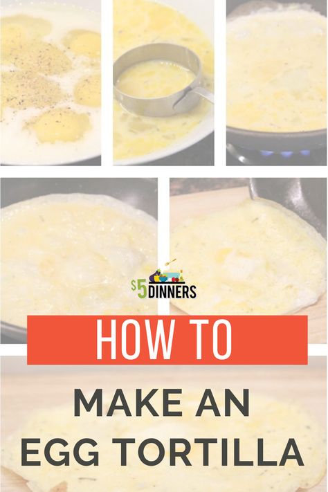 How to Make an Egg Tortilla - $5 Dinners | Recipes, Meal Plans, Coupons Egg Tortilla, 5 Dinners, Healthy Low Carb Snacks, Low Fat Low Carb, Low Carb Low Fat Recipes, Boiled Egg Diet Plan, Budget Recipes, Boiled Egg Diet, Low Carb Low Sugar