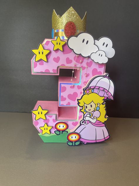 Peach Theme Birthday, Peach Party Decorations, Princess Peach Party, Princess Jasmine Birthday Party, 6 Princess, Super Mario Bros Birthday Party, Super Mario Bros Party, Mario And Princess Peach, Peach Mario