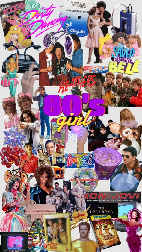 #80s 1980 Aesthetic, 80s Things, 1990s Childhood, 80s Aesthetic Wallpaper, 80s Posters, 1980s Aesthetic, 80’s Aesthetic, 80s Party Decorations, 80s Inspired Outfits