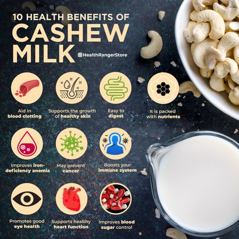 If you have trouble digesting dairy products, cashew milk can serve as an excellent alternative.  Here are 10 other good reasons why you should start incorporating cashew milk into your daily diet. Cashew Milk Benefits, Mediterranean Diet Recipes Breakfast, Cashews Benefits, Milk Benefits, 2 Week Diet, Cashew Milk, Week Diet, Milk Bar, Dairy Products