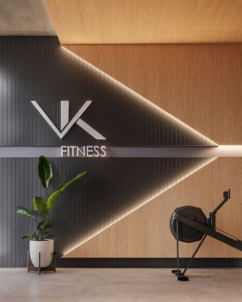 Modern Crossfit Gym, Gym Facade, Modern Gym Design, Gym Architecture, Dance Studio Design, Boutique Gym, Small Office Design Interior, Gym Design Interior, Cladding Design