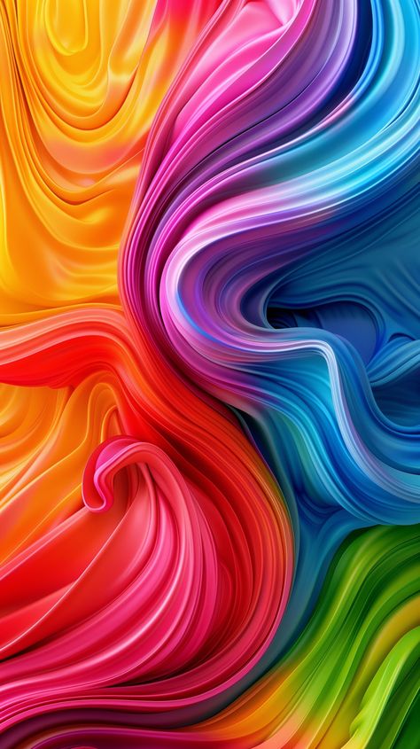 3d Lockscreen, Rainbow Wallpapers, Rainbow Wallpaper Backgrounds, 3d Wallpaper For Mobile, Funky Colors, Amazing Wallpapers, Background Pics, Screen Wallpapers, Modern Inspiration