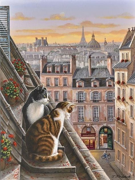 “Liudmila Kondakova morning” Cat Art Illustration, Image Chat, Cat Artwork, Cats Illustration, Cat Wallpaper, Cat Painting, Cat Illustration, Cat Drawing, 귀여운 동물