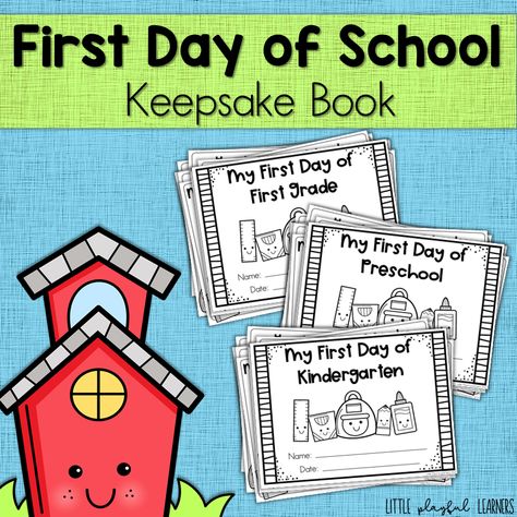 The first few days of preschool and kindergarten are always SO exciting! One great way to commemorate those first day feelings is by having students complete this FREE First Day of School Keepsake book! Early Finishers Kindergarten Free, First Day Of School Books Preschool, First Day Of Pre K Activities, First Day Preschool Activities, 1st Day Of Preschool Activities, First Day Of School Crafts For Preschool, First Day Of Preschool Crafts, Preschool First Day Of School Activities, First Day Of Preschool Activities