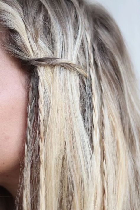 Hair With Tiny Braids, Tiny Braids In Hair, Braids In Hair, Tiny Braids, Micro Braids, Let Your Hair Down, Styling Inspiration, Photoshoot Inspo, Hair Envy