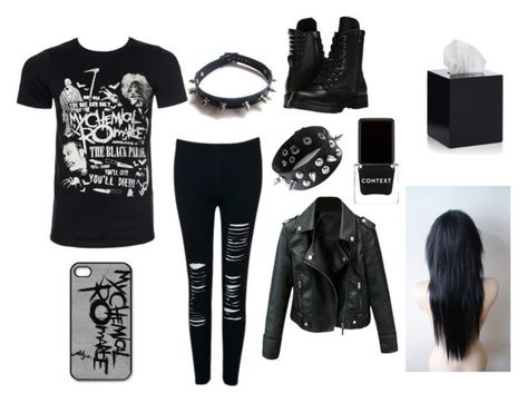 "Emo starter kit" by faitha80 ❤ liked on Polyvore featuring art Emo Starter Kit, 2000s Myspace, Goth Pics, Emo Scene Outfits, Fanfiction Ideas, Emo Outfit Ideas, Emo Outfit, High School Outfits, Scene Outfits