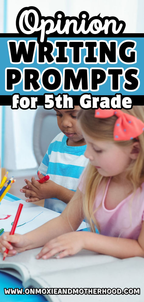 park your child's creativity and enhance their writing skills with our collection of engaging 5th grade writing prompts. Designed to stimulate imagination and encourage thoughtful expression, these prompts are perfect for both classroom and homeschool settings. Whether used for group exercises or individual writing sessions, they're sure to inspire budding writers and ignite a passion for storytelling. 5th Grade Writing Prompts, Fifth Grade Writing, Homeschool Writing Prompts, Opinion Writing Prompts, 5th Grade Writing, Homeschool Writing, Learning A Second Language, Homeschool Learning, Writing Exercises