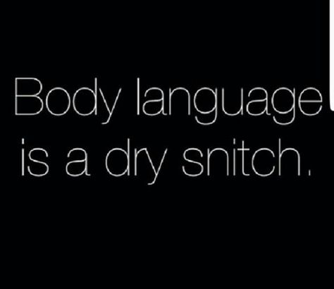 Body language is a dry snitch Stop Snitching Quotes, Quotes About Being A Snitch, Snitch Quotes, Ems Quotes, Body Language, Fact Quotes, Quotes, Quick Saves