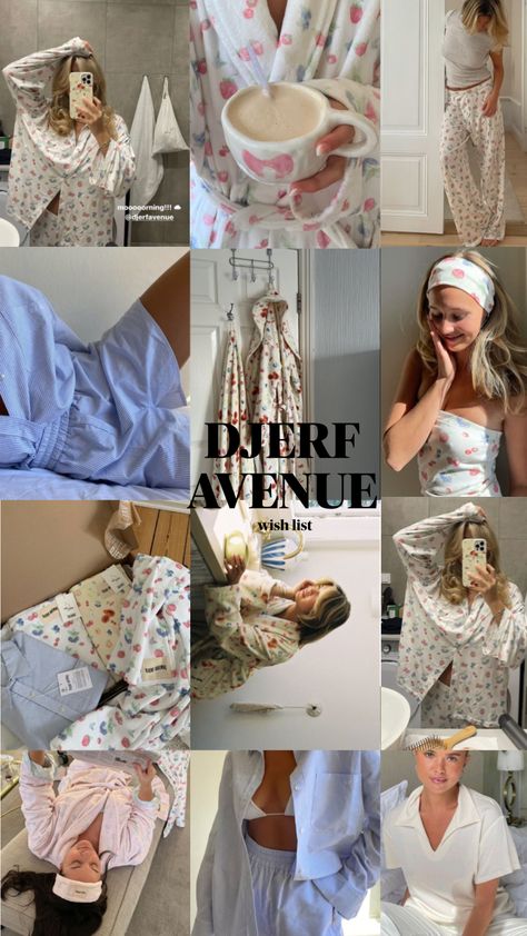 Djerf Avenue Pyjamas, Djerf Avenue Pjs, Djerf Avenue Pajamas, Djerf Avenue Robe, Djerf Avenue Wallpaper, Dream Apartments, Pajamas Robe, Pink Academia, Pajamas Aesthetic