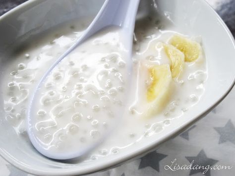 Dang It Delicious: tapioca  with coconut milk Cocnut Milk, Coconut Tapioca Pudding, Tapioca Dessert, Coconut Tapioca, Sago Recipes, Coconut Milk Dessert, Tapioca Recipes, Best Bread Pudding Recipe, Tapioca Pudding