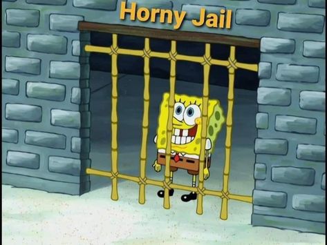 Jail Reaction Pic, Doodle Reaction, Jail Meme, Spongebob Collection, Virgo Planet, Meme Spongebob, Party Pooper, Tom Kenny, Spongebob Pics