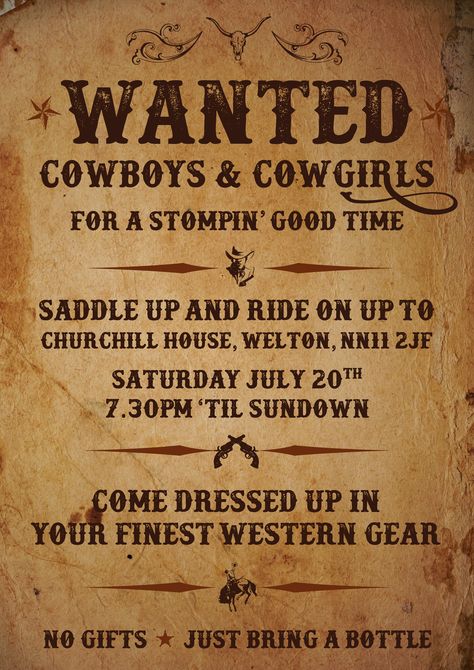 Boots And Buckles Theme Party, Saloon Signs Western, Western Dance Theme, Country Western Birthday Party Ideas, Country Western Party Decorations, Wild Wild West Theme Party, Country Theme Party, Honky Tonk Party, Western Theme Party Decorating Ideas