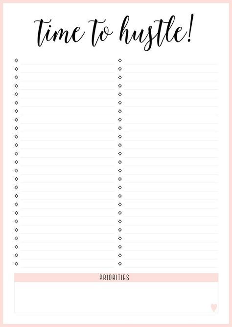 15 Printable Organization Sheets to Help Get Your Life Together Checklist Template Aesthetic, To Do List Template Aesthetic, List Template Aesthetic, To Do List Template, Printable To Do List, To Do Lists Printable, Planner Inserts Printable, Spreadsheet Template, Checklist Template