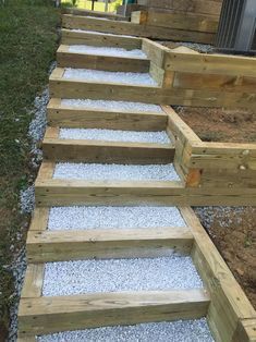 Sloped Backyard Landscaping, Landscape Stairs, Sloped Yard, Sloped Backyard, Garden Stairs, Outdoor Steps, Sloped Garden, Garden Steps, Outdoor Stairs