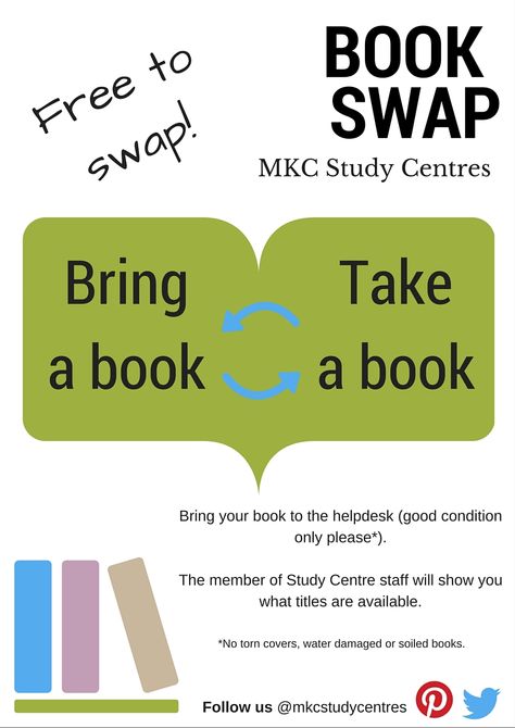 Bring a book, take a book. Open to students and staff at MK College. #MKCStudyCentres Book Swap Display, Book Swap, Personal Growth Books, Starting A Book, Book Exchange, College Study, Personal Growth, Books To Read, Take That