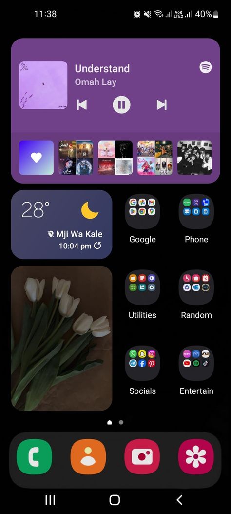 Samsung Apps Organization, Samsung Home Screen Ideas, Organize Apps, Android Organization, Android Homescreen, Organization Apps, Phone Aesthetic, Phone Ideas, Homescreen Ideas