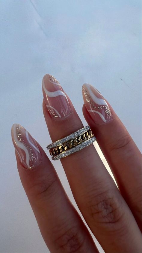 January Nail Designs, New Years Eve Nails, Nails Yellow, January Nails, Light Elegance, Formal Nails, Casual Nails, Classy Acrylic Nails, Nails 2021