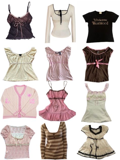 Cute tops💕 Hachi Clothes, Hachi Aesthetic, Hachi Style, Hachi Outfits, Shoujo Fashion, Y2k Acubi, Other Outfits, Really Cute Outfits, Girly Outfits