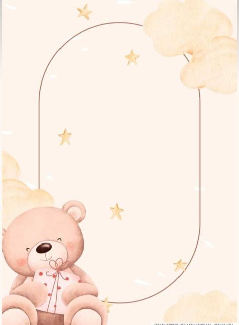 Teddy Theme, Teddy Bear Birthday Invitations, Teddy Bear Crafts, Teddy Bear Baby Shower Invitations, Teddy Bear Wallpaper, Teddy Bear Birthday, Bear Invitations, Free Printable Birthday Invitations, Teddy Bear Girl