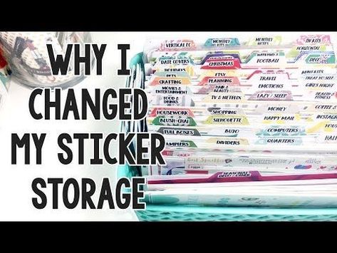 Sticker Storage Ideas Organizing, Sticker Storage Ideas, Scrapbook Sticker Organization, Drawer Organisation, Sticker Binder, Gelly Roll Pens, Scrapbook Room Organization, Bullet Journal Supplies, Craft Closet