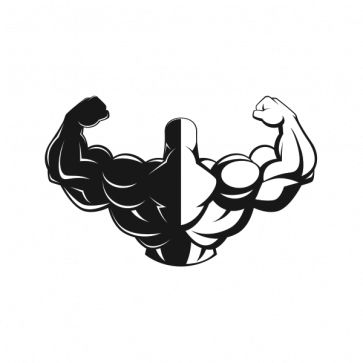 Bodybuilder Figure 21843 Flexing Muscles Drawing, Body Builder Wallpaper Art, Cartoon Bodybuilder, Bodybuilder Cartoon, Gym Vector Art, Silhouette Bodybuilder, Bodybuilding Logo, Gym Icon, Best Banner Design