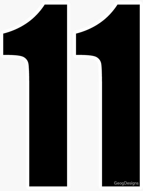 11 Number, The Number 11, Football Stickers, Number 11, Club Color, All Sports, The Club, A Fan, Rugby