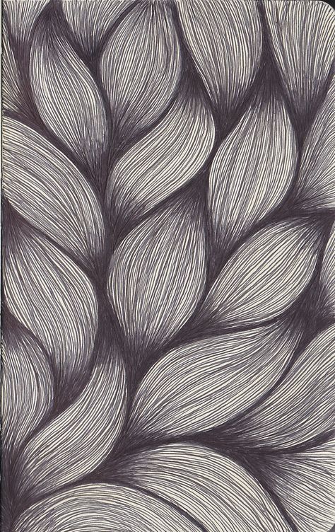 Hairy | #45 on Explore, September 18, 2011 | Shannon Green | Flickr How To Draw Braids, Drawing Hands, Texture Drawing, Drawing Hair, Elements And Principles, Texture Inspiration, White Drawing, Doodles Zentangles, Grafic Design