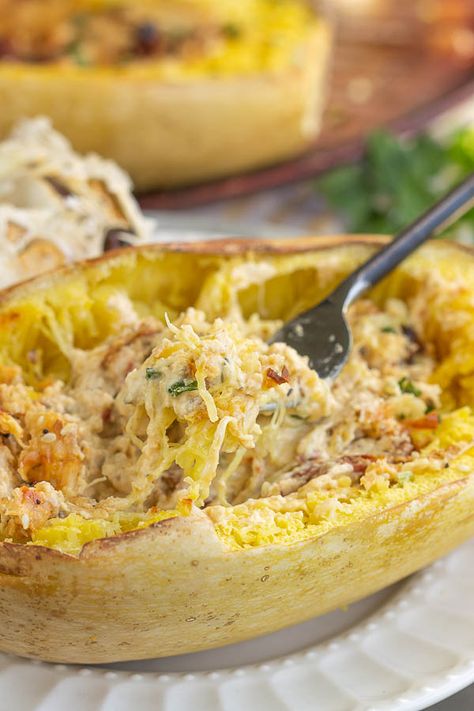 Spaghetti Squash with Sundried Tomatoes Spaghetti Squash Recipes Sundried Tomato, Spaghetti Squash Cream Cheese, Sundried Tomato Spaghetti Squash, Spaghetti Squash Pasta, Spaghetti Squash Recipes Easy, Creamy Spaghetti, Sundried Tomato Pesto, Lemon Spaghetti, Pesto Cheese