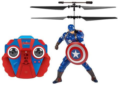 Marvel Avengers Captain America Remote Control Helicopter by World Tech Toys #affiliate Spiderman Invitation, Captain America 2, Avengers Captain America, Radio Controlled Boats, Remote Control Helicopter, Remote Control Boat, Avengers Age Of Ultron, Super Soldier, Avengers Age