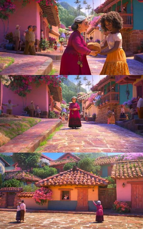 Encanto Village, Encanto Movie, Family Madrigal, Isabela Madrigal, Disney Movie Scenes, Western Games, Disney Encanto, Disney Princess Fan Art, Family Films